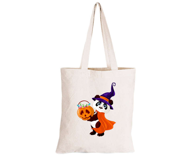 Halloween Panda - Eco-Cotton Trick or Treat Bag