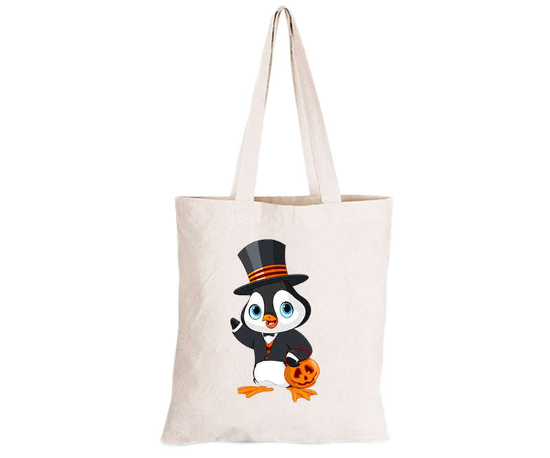 Halloween Penguin - Eco-Cotton Trick or Treat Bag