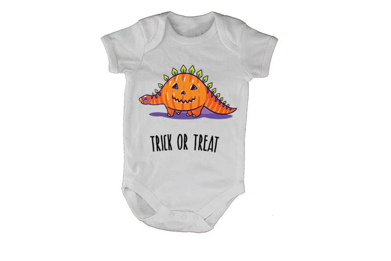 Halloween Pumpkin Dinosaur - Baby Grow