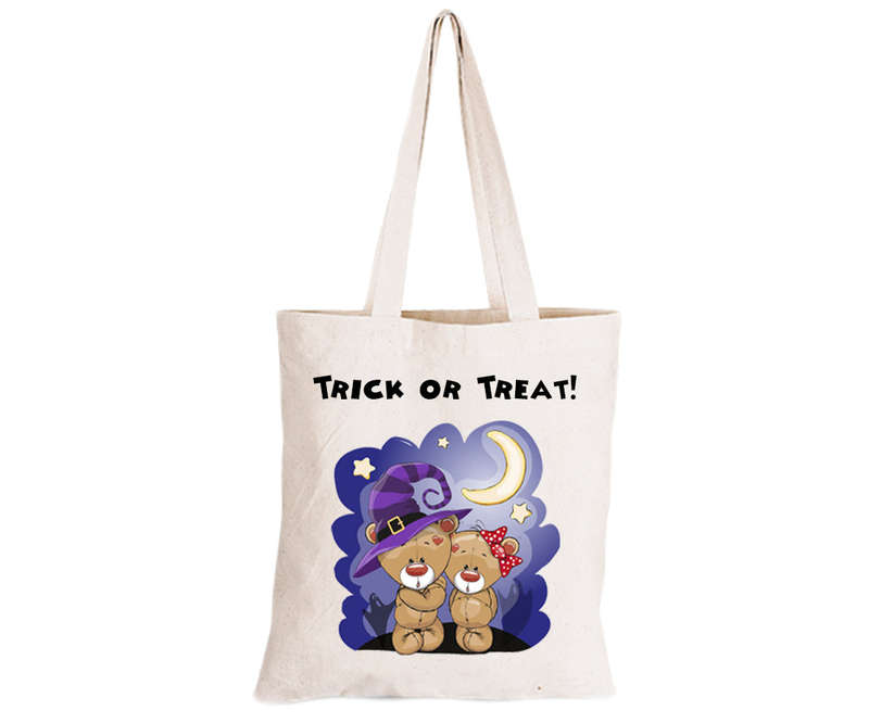 Halloween Teddies - Eco-Cotton Trick or Treat Bag