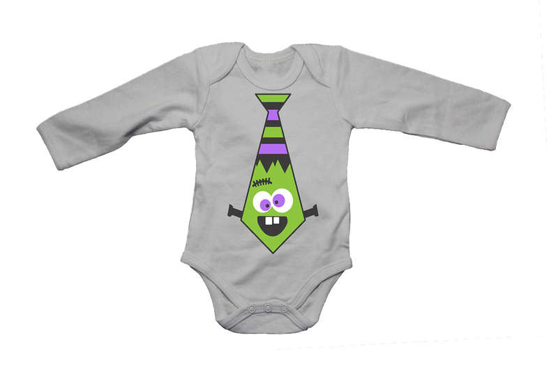 Halloween Tie - Baby Grow