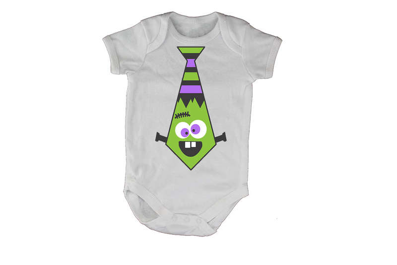 Halloween Tie - Baby Grow