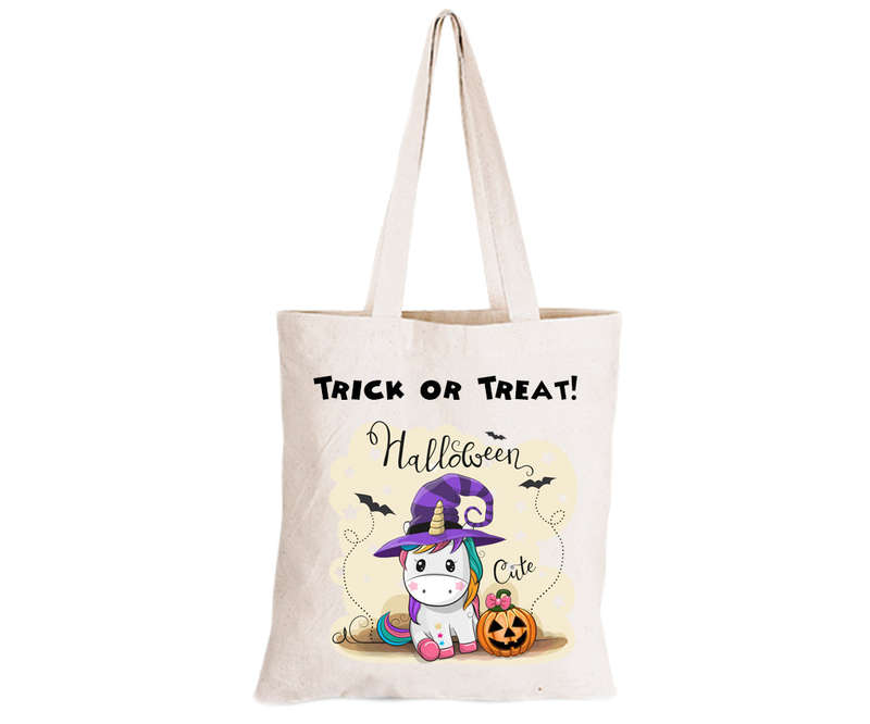 Halloween Unicorn - Eco-Cotton Trick or Treat Bag
