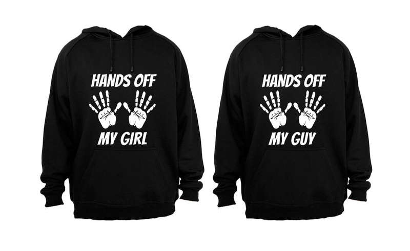 Hands Off - Couples Hoodies (1 Set)