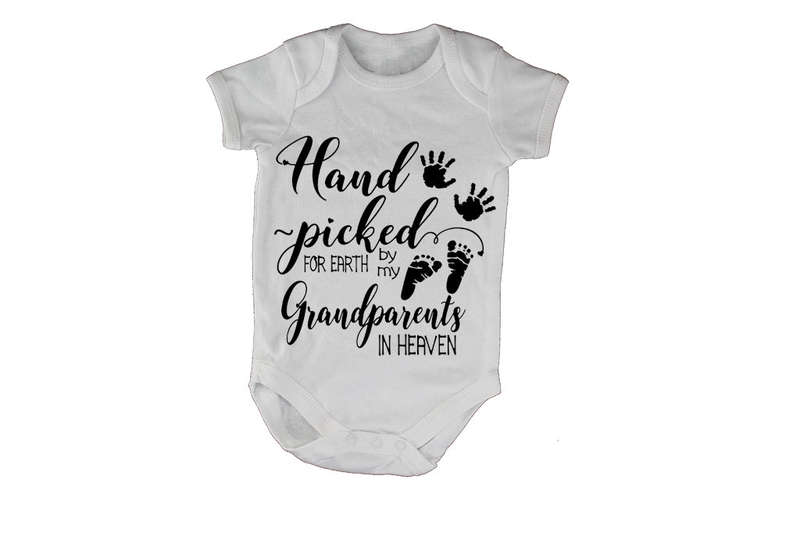 Hand Picked by my Grandparents - Baby Grow