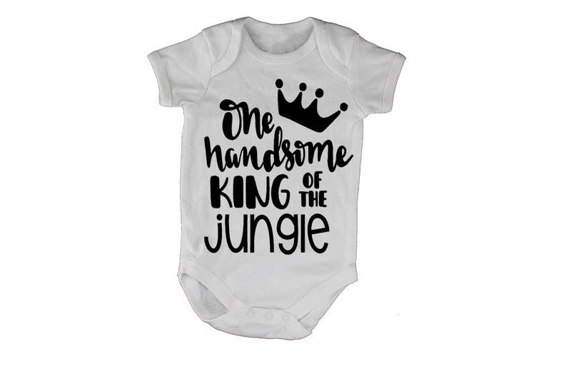 One Handsome King of the Jungle - Baby Grow