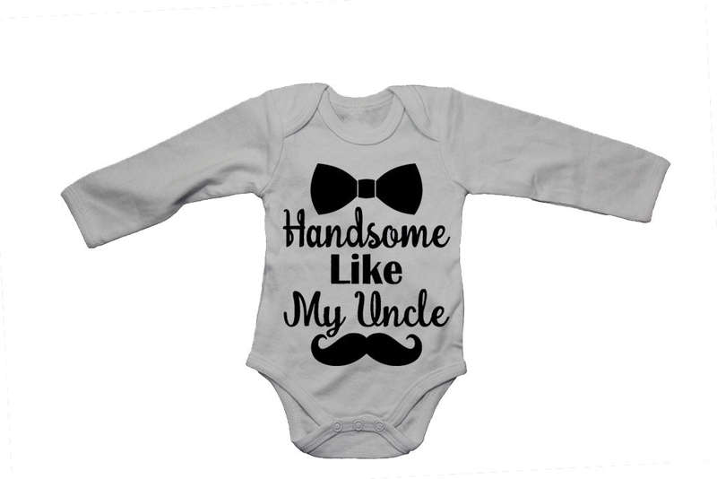 Handsome Like My Uncle - Baby Grow