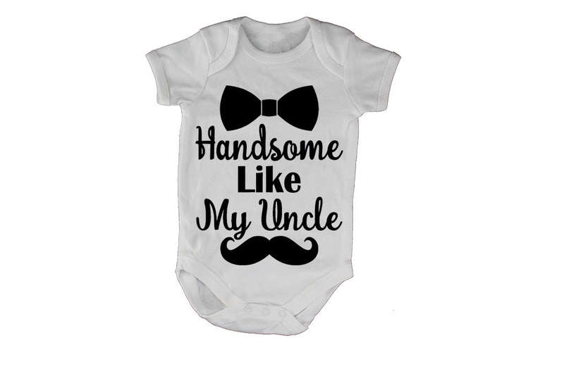 Handsome Like My Uncle - Baby Grow
