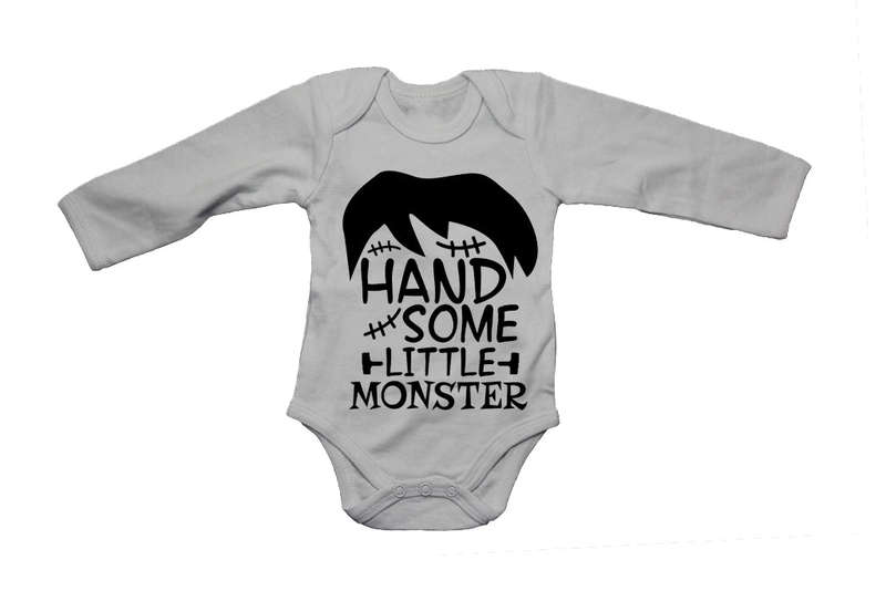 Handsome Little Monster - Halloween - Baby Grow