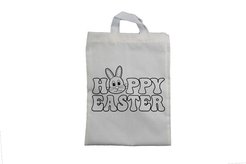 Happy Easter - Bunny Face - Easter Bag