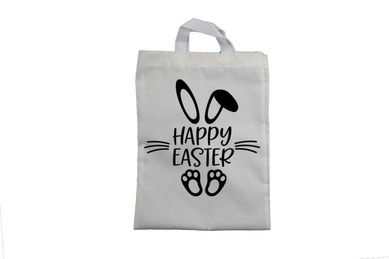 Happy Easter - Bunny Feet - Easter Bag
