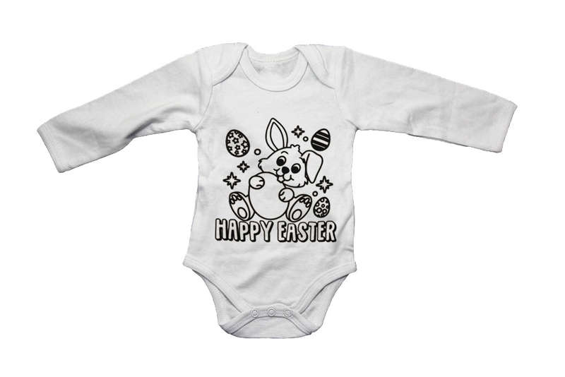 Happy Easter - Hug Eggs - Baby Grow