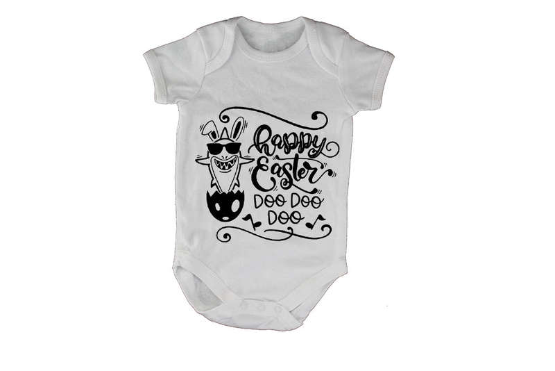 Happy Easter - Shark - Baby Grow