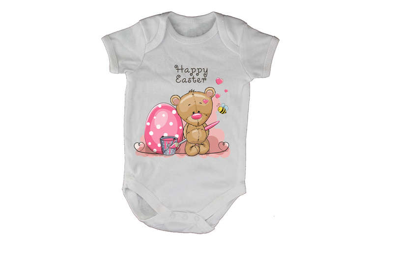 Happy Easter - Teddy - Baby Grow