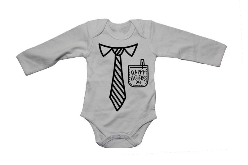 Happy Father's Day - Pocket - Baby Grow