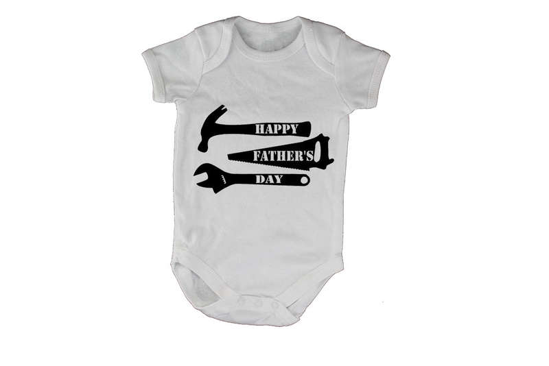 Happy Fathers Day - Tools - Baby Grow
