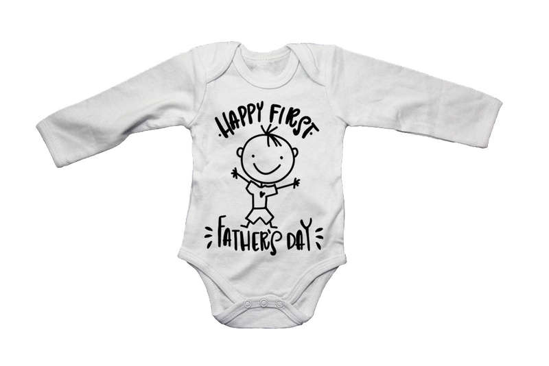Happy Father's Day - Sketch - Baby Grow