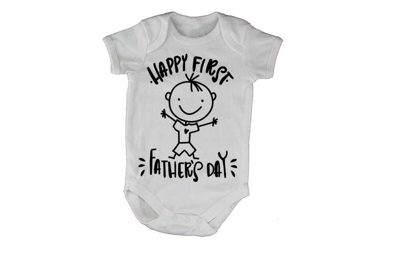 Happy Father's Day - Sketch - Baby Grow