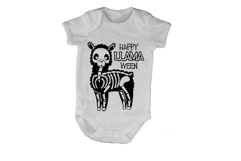 Happy Llama-ween - Halloween - Baby Grow