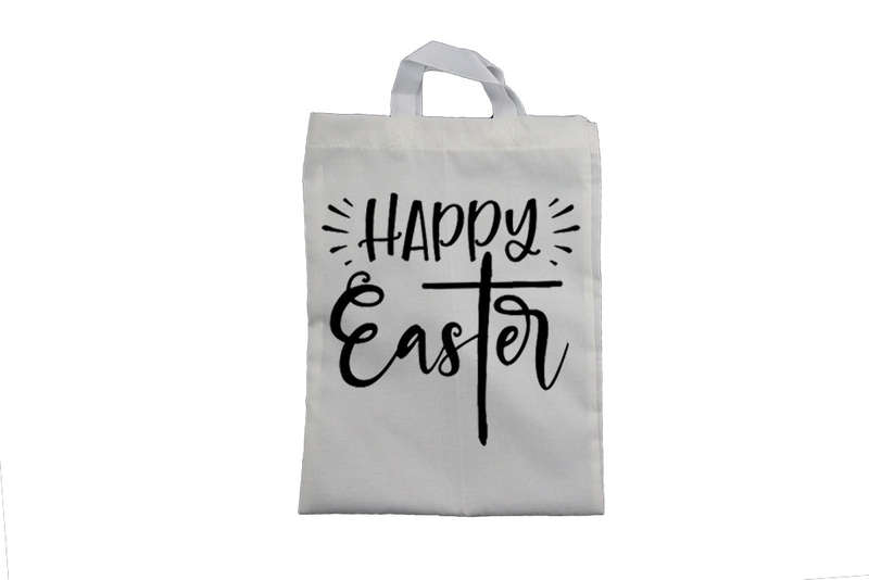 Happy Easter, Cross - Easter Bag