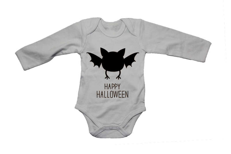 Happy Halloween - Cute Bat - Baby Grow