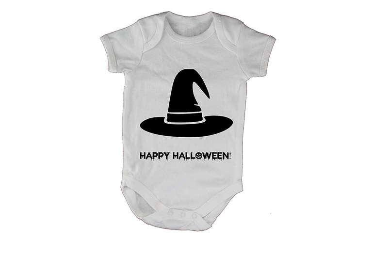 Happy Halloween, Witch Hat! - Baby Grow