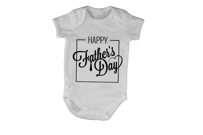 Happy Fathers Day - Square - Baby Grow