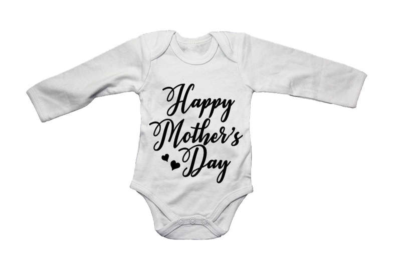 Happy Mother's Day - Cursive - Baby Grow
