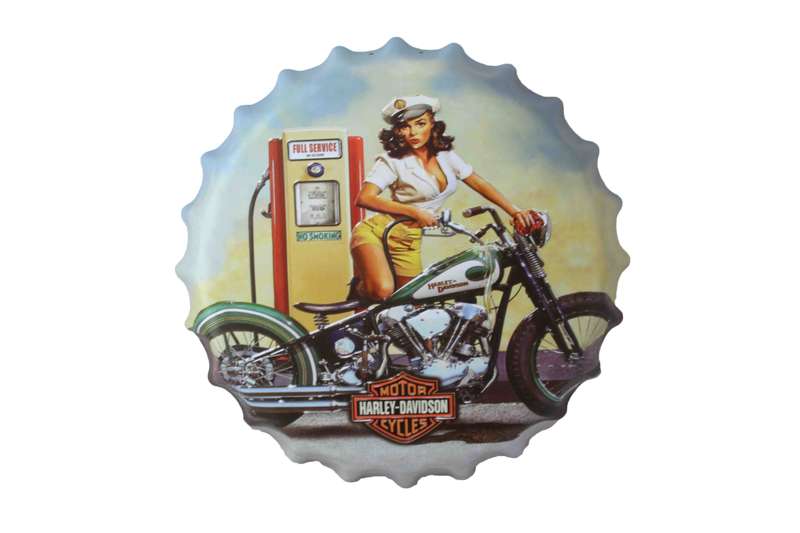 Harley Davidson Bottle Cap Sign