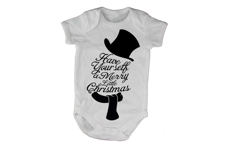 A Merry Little Christmas - Snowman - Baby Grow