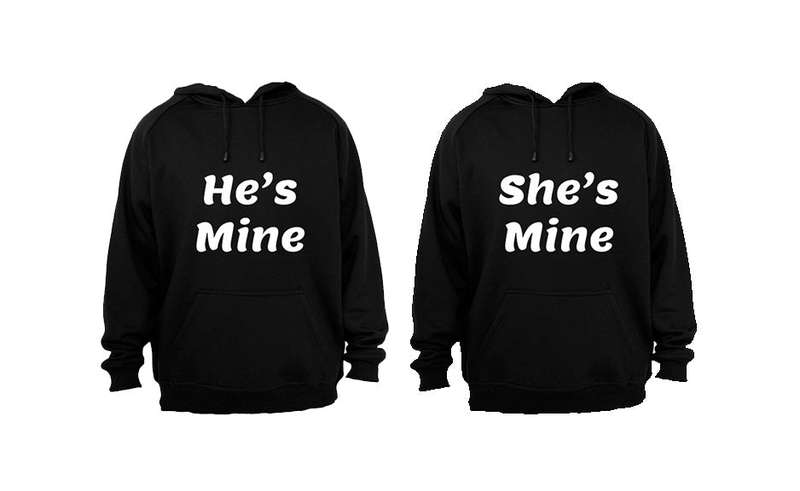 He's Mine - She's Mine - Couples Hoodies (1 Set)