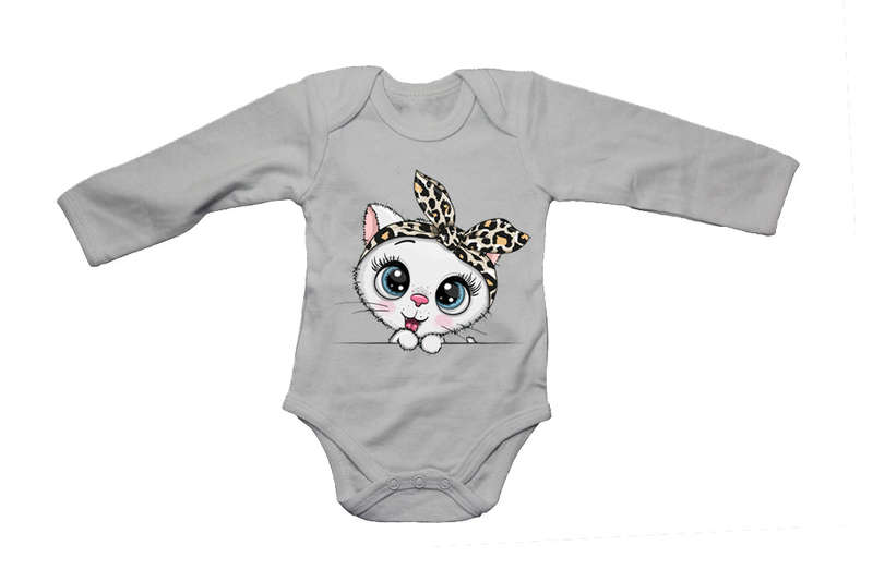 Headband Kitten - Baby Grow