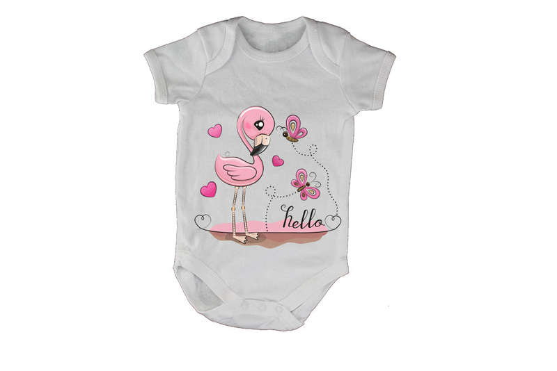 Hello Flamingo - Baby Grow