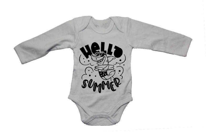 Hello Summer - Shark - Baby Grow