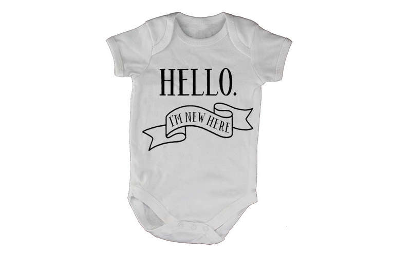Hello - I'm New Here - Baby Grow