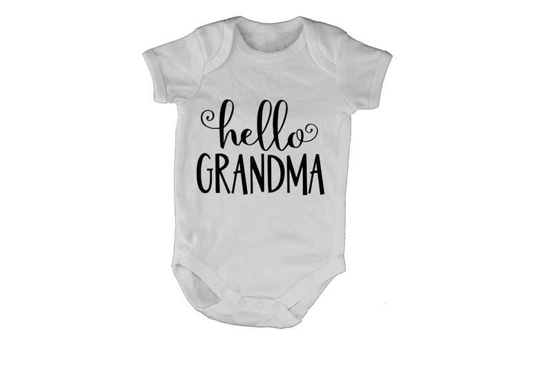 Hello Grandma - Baby Grow