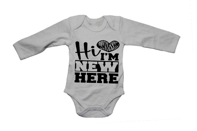 Hi, I'm New Here!! - Baby Grow