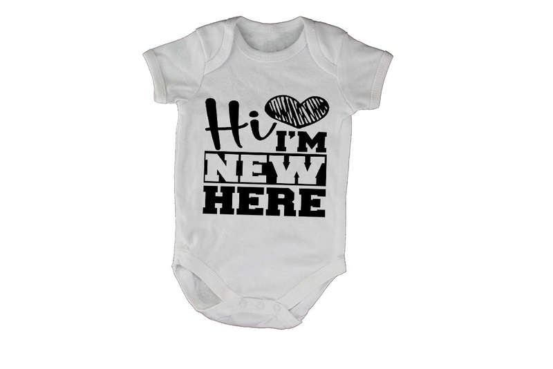 Hi, I'm New Here!! - Baby Grow