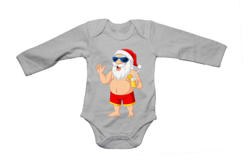 Holiday Santa - Christmas - Baby Grow