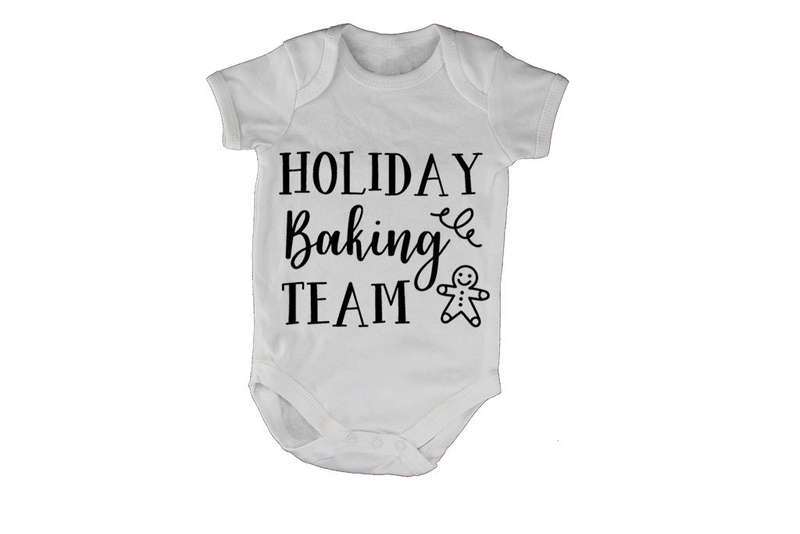 Holiday Baking Team - Christmas - Baby Grow
