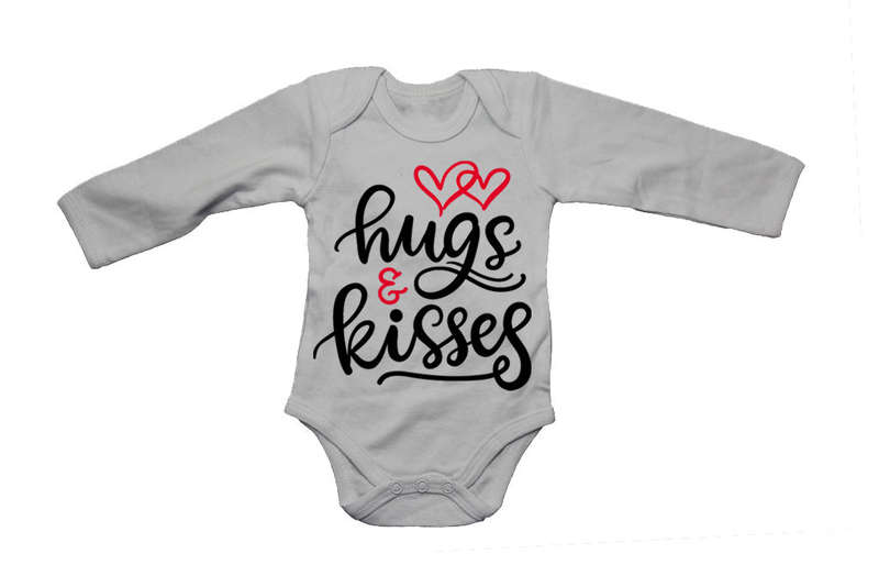 Hugs & Kisses - Valentine Inspired - Baby Grow