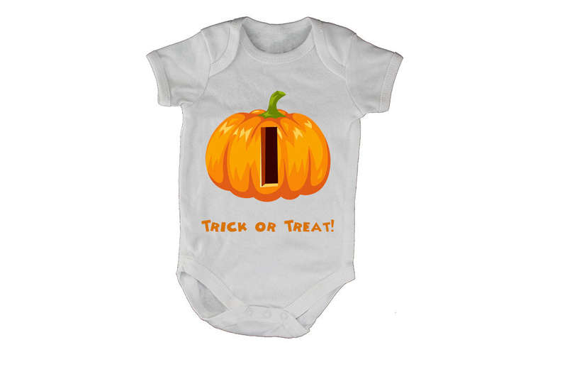 I - Halloween Pumpkin - Baby Grow