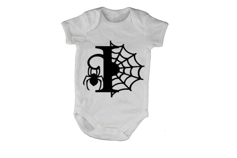 I - Halloween Spiderweb - Baby Grow