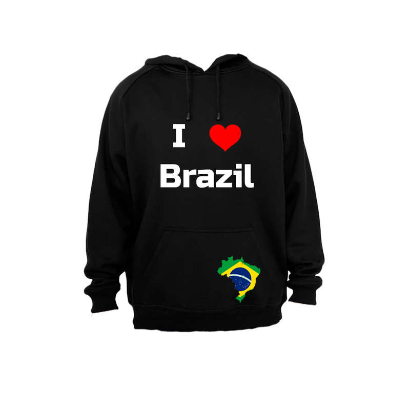 I Love Brazil - Hoodie