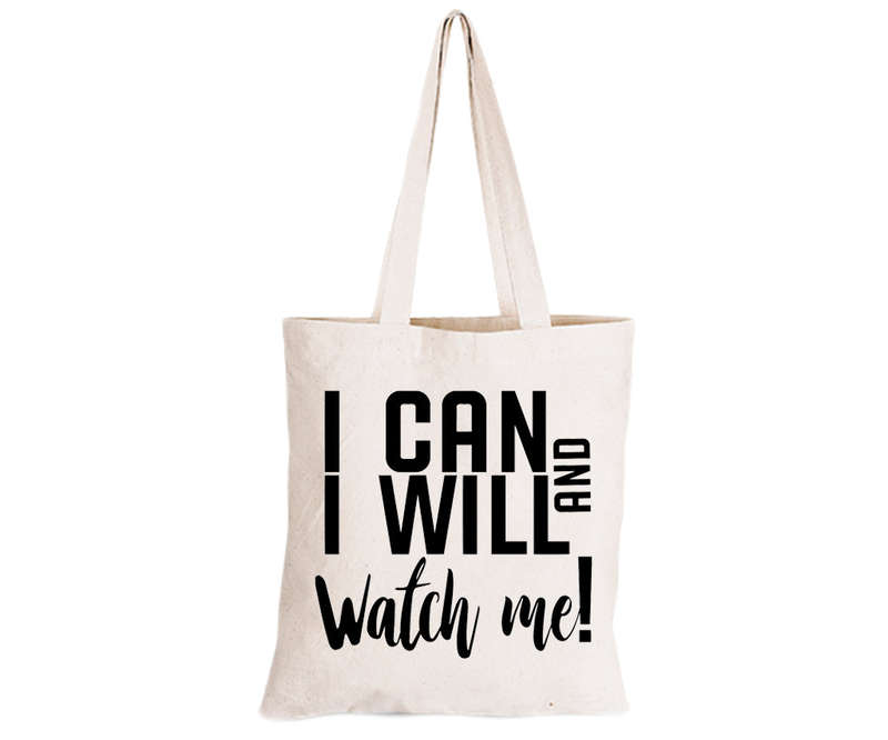 I Can & I Will - Eco-Cotton Natural Fibre Bag