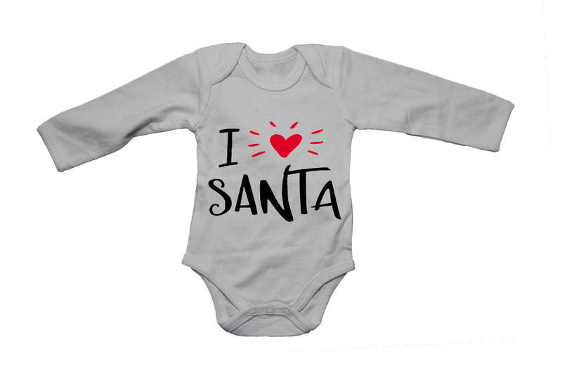 I Love Santa - Christmas - Baby Grow