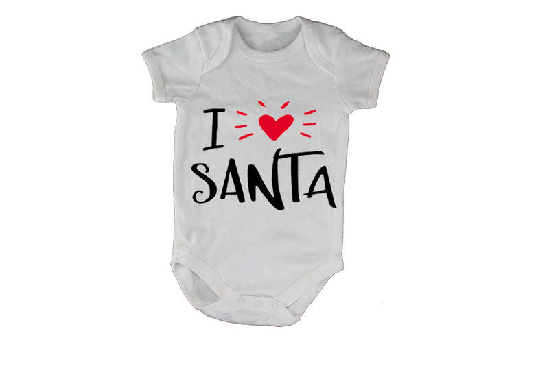 I Love Santa - Christmas - Baby Grow
