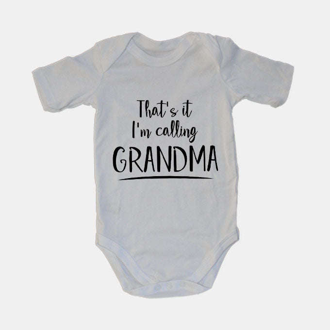 I'm Calling Grandma - Baby Grow