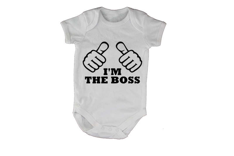 I'm The Boss - Thumbs - Baby Grow
