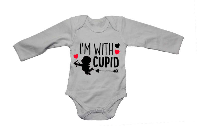 I'm With Cupid - Valentine Inspired - Baby Grow